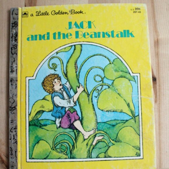 Vintage Jack and The Beanstalk Hardcover Book- A Little Golden Book - Picture 1 of 2